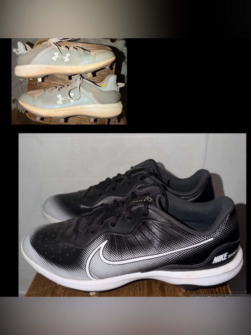 2 pair of Men’s Baseball Cleats